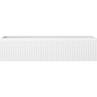 Mexen Rivel kúpeľňová skrinka pod umývadlo 100 cm, 1 zásuvka, drážkovaná, matná biela - 91A20-10023-1-BF01