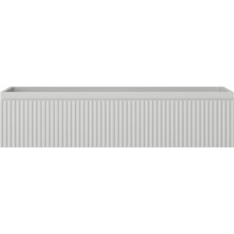 Mexen Rivel kúpeľňová skrinka pod umývadlo 100 cm, 1 zásuvka, drážkovaná, matne šedá - 91A20-10023-1-BF62