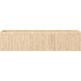 Mexen Rivel kúpeľňová skrinka pod umývadlo 100 cm, 1 zásuvka, drážkovaná, dub - 91A20-10023-1-BF81