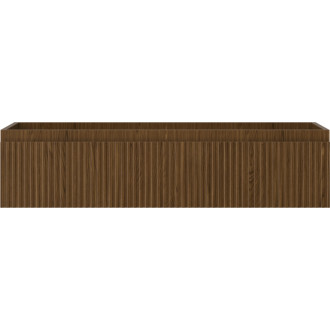 Mexen Rivel kúpeľňová skrinka pod umývadlo 100 cm, 1 zásuvka, drážkovaná, orech - 91A20-10023-1-BF86