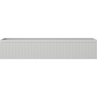 Mexen Rivel kúpeľňová skrinka pod umývadlo 120 cm, 1 zásuvka, drážkovaná, matne šedá - 91A20-12023-1-BF62