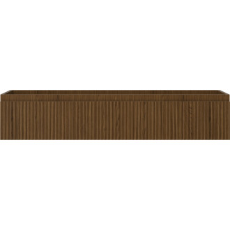 Mexen Rivel kúpeľňová skrinka pod umývadlo 120 cm, 1 zásuvka, drážkovaná, orech - 91A20-12023-1-BF86