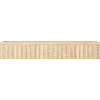 Mexen Rivel kúpeľňová skrinka pod umývadlo 140 cm, 1 zásuvka, drážkovaná, dub - 91A20-14023-1-BF81