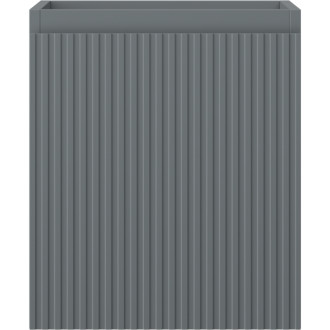 Mexen Rivel kúpeľňová skrinka pod umývadlo 40 cm, 1 zásuvka, drážkovaná, matne šedá - 91A20-04047-1-BF66