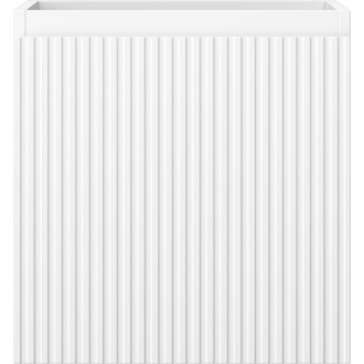 Mexen Rivel kúpeľňová skrinka pod umývadlo 45 cm, 1 zásuvka, drážkovaná, matná biela - 91A20-04547-1-BF01