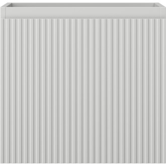 Mexen Rivel kúpeľňová skrinka pod umývadlo 50 cm, 1 zásuvka, drážkovaná, matne šedá - 91A20-05047-1-BF62