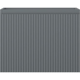 Mexen Rivel kúpeľňová skrinka pod umývadlo 60 cm, 1 zásuvka, drážkovaná, matný grafit - 91A20-06047-1-BF66