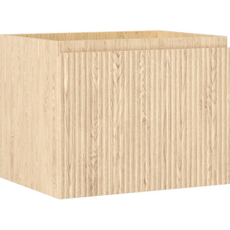 Mexen Rivel kúpeľňová skrinka pod umývadlo 60 cm, 1 zásuvka, drážkovaná, dub - 91A20-06047-1-BF81