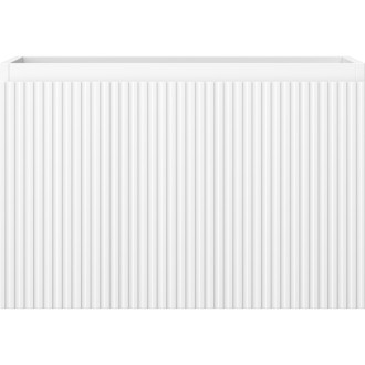 Mexen Rivel kúpeľňová skrinka pod umývadlo 70 cm, 1 zásuvka, drážkovaná, matná biela - 91A20-07047-1-BF01