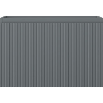 Mexen Rivel kúpeľňová skrinka pod umývadlo 70 cm, 1 zásuvka, drážkovaná, matný grafit - 91A20-07047-1-BF66