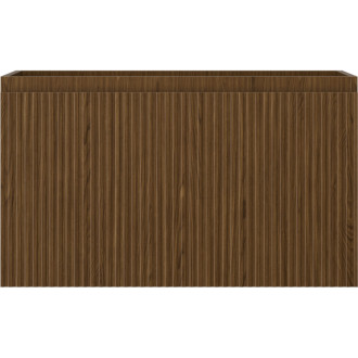 Mexen Rivel kúpeľňová skrinka pod umývadlo 80 cm, 1 zásuvka, drážkovaná, orech - 91A20-08047-1-BF86