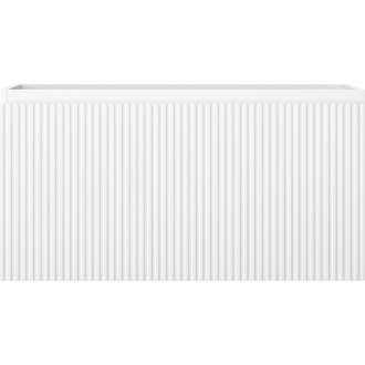 Mexen Rivel kúpeľňová skrinka pod umývadlo 90 cm, 1 zásuvka, drážkovaná, matná biela - 91A20-09047-1-BF01