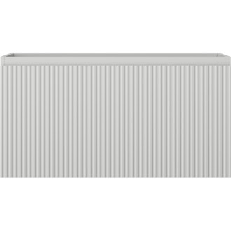 Mexen Rivel kúpeľňová skrinka pod umývadlo 90 cm, 1 zásuvka, drážkovaná, matne šedá - 91A20-09047-1-BF62