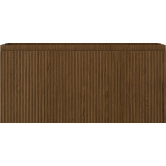Mexen Rivel kúpeľňová skrinka pod umývadlo 100 cm, 1 zásuvka, drážkovaná, orech - 91A20-10047-1-BF86