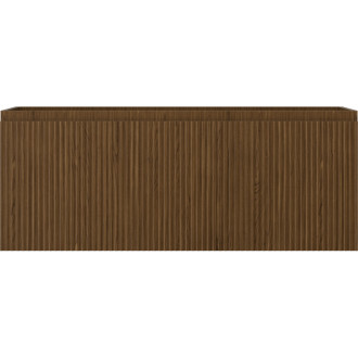 Mexen Rivel kúpeľňová skrinka pod umývadlo 120 cm, 1 zásuvka, drážkovaná, orech - 91A20-12047-1-BF86