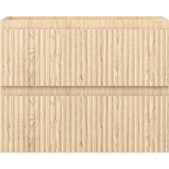 Mexen Rivel kúpeľňová skrinka pod umývadlo 60 cm, 2 zásuvky, drážkovaná, dub - 91A20-06047-2-BFF81