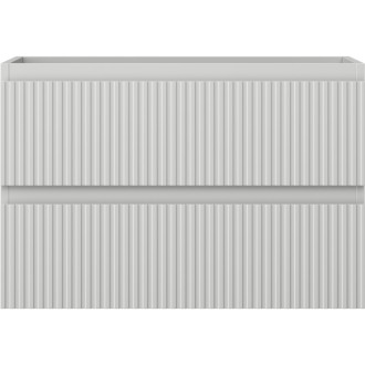 Mexen Rivel kúpeľňová skrinka pod umývadlo 70 cm, 2 zásuvky, drážkovaná, matne šedá - 91A20-07047-2-BFF62