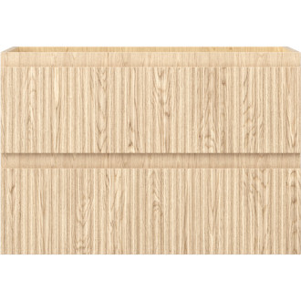 Mexen Rivel kúpeľňová skrinka pod umývadlo 70 cm, 2 zásuvky, drážkovaná, dub - 91A20-07047-2-BFF81