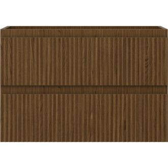 Mexen Rivel kúpeľňová skrinka pod umývadlo 70 cm, 2 zásuvky, drážkovaná, orech - 91A20-07047-2-BFF86