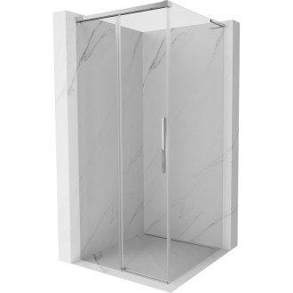 Mexen Rox L posuvný sprchovací kút 100 x 100 cm, priehľadný, chróm - 8C2L-100-100-01-00