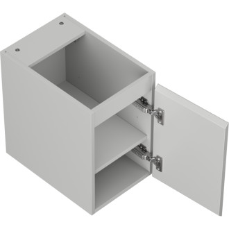 Mexen Rivel kúpeľňová skrinka pod umývadlo 30 cm, 1 dvierka, drážkovaná, matne šedá - 91A21-03047-1-BF62