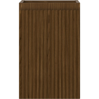 Mexen Rivel kúpeľňová skrinka pod umývadlo 30 cm, 1 dvierka, drážkovaná, orech - 91A21-03047-1-BF86