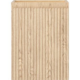 Mexen Rivel kúpeľňová skrinka pod umývadlo 35 cm, 1 dvierka, drážkovaná, dub - 91A21-03547-1-BF81