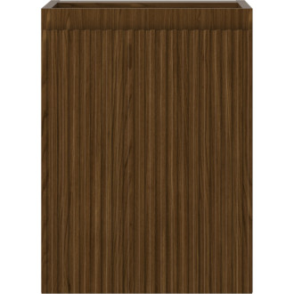 Mexen Rivel kúpeľňová skrinka pod umývadlo 35 cm, 1 dvierka, drážkovaná, orech - 91A21-03547-1-BF86