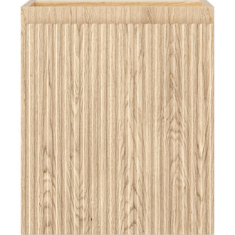 Mexen Rivel kúpeľňová skrinka pod umývadlo 40 cm, 1 dvierka, drážkovaná, dub - 91A21-04047-1-BF81
