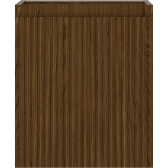 Mexen Rivel kúpeľňová skrinka pod umývadlo 40 cm, 1 dvierka, drážkovaná, orech - 91A21-04047-1-BF86