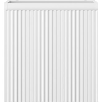 Mexen Rivel kúpeľňová skrinka pod umývadlo 45 cm, 1 dvierka, drážkovaná, matná biela - 91A21-04547-1-BF01