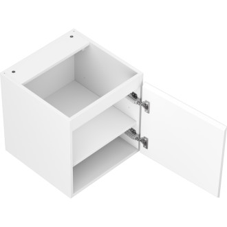 Mexen Rivel kúpeľňová skrinka pod umývadlo 45 cm, 1 dvierka, drážkovaná, matná biela - 91A21-04547-1-BF01