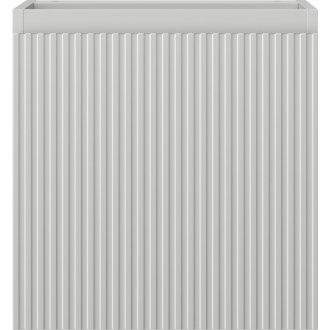 Mexen Rivel kúpeľňová skrinka pod umývadlo 45 cm, 1 dvierka, drážkovaná, matne šedá - 91A21-04547-1-BF62