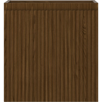 Mexen Rivel kúpeľňová skrinka pod umývadlo 45 cm, 1 dvierka, drážkovaná, orech - 91A21-04547-1-BF86