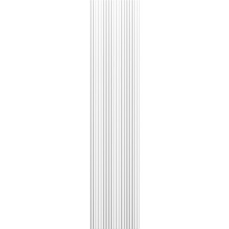 Kúpeľňový stĺp Mexen Rivel 35 cm, 1 dvierka, drážkovaný, matne biely - 91A21-03016-1-BF01