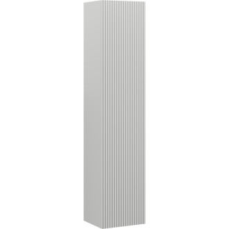 Mexen Rivel kúpeľňový stĺp 35 cm, 1 dvierka, drážkovaný, matne šedý - 91A21-03016-1-BF62