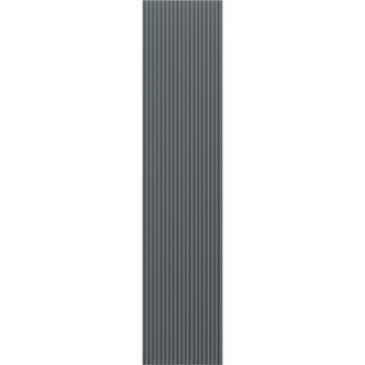 Kúpeľňový stĺp Mexen Rivel 35 cm, 1 dvierka, drážkovaný, matný grafit - 91A21-03016-1-BF66