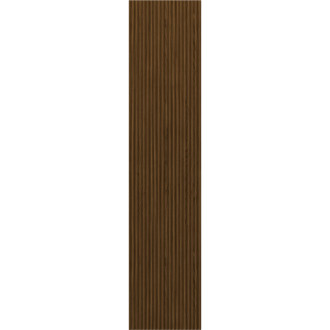 Kúpeľňový stĺp Mexen Rivel 35 cm, 1 dvierka, drážkovaný, orech - 91A21-03016-1-BF86