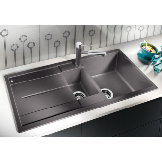 Blanco METRA 6 S 513230 drez s odkvapom, obojstranný antracit drez vstavaný