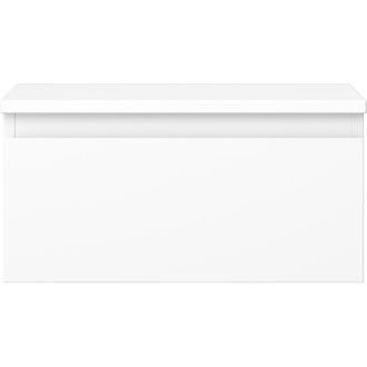 Mexen Orio kúpeľňová skrinka pod umývadlo 50 cm s pracovnou doskou, 1 zásuvka, matná biela - 91A10-05023-1-BFC01