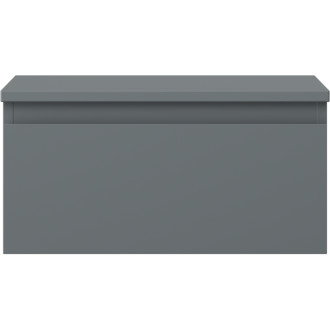 Mexen Orio kúpeľňová skrinka pod umývadlo 50 cm s pracovnou doskou, 1 zásuvka, matný grafit - 91A10-05023-1-BFC66