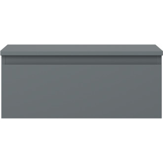 Mexen Orio kúpeľňová skrinka pod umývadlo 60 cm s pracovnou doskou, 1 zásuvka, matný grafit - 91A10-06023-1-BFC66