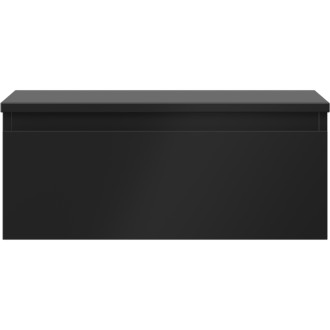 Mexen Orio kúpeľňová skrinka pod umývadlo 60 cm s pracovnou doskou, 1 zásuvka, matná čierna - 91A10-06023-1-BFC71