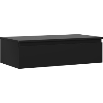 Mexen Orio kúpeľňová skrinka pod umývadlo 90 cm s pracovnou doskou, 1 zásuvka, matná čierna - 91A10-09023-1-BFC71
