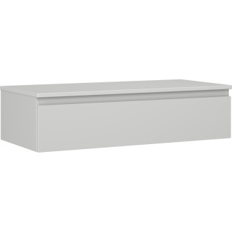 Mexen Orio kúpeľňová skrinka pod umývadlo 100 cm s pracovnou doskou, 1 zásuvka, matne šedá - 91A10-10023-1-BFC62