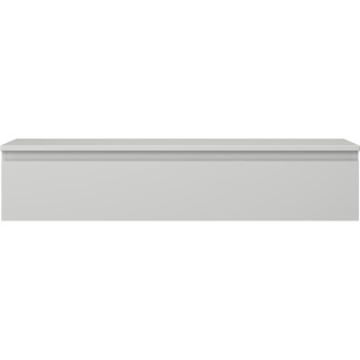 Mexen Orio kúpeľňová skrinka pod umývadlo 120 cm s pracovnou doskou, 1 zásuvka, matne šedá - 91A10-12023-1-BFC62