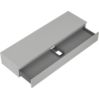 Mexen Orio kúpeľňová skrinka pod umývadlo 160 cm s pracovnou doskou, 1 zásuvka, matne šedá - 91A10-16023-1-BFC62