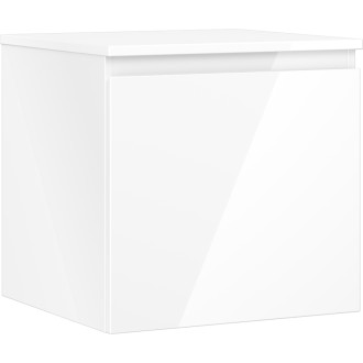 Mexen Orio kúpeľňová skrinka pod umývadlo 50 cm s pracovnou doskou, 1 zásuvka, lesklá biela - 91A10-05047-1-BFC00