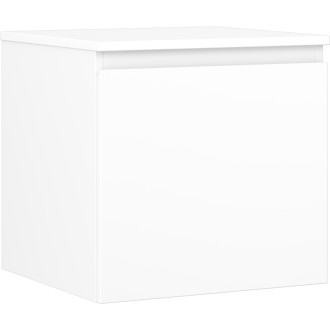 Mexen Orio kúpeľňová skrinka pod umývadlo 50 cm s pracovnou doskou, 1 zásuvka, matná biela - 91A10-05047-1-BFC01