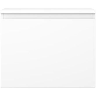 Mexen Orio kúpeľňová skrinka pod umývadlo 60 cm s pracovnou doskou, 1 zásuvka, matná biela - 91A10-06047-1-BFC01